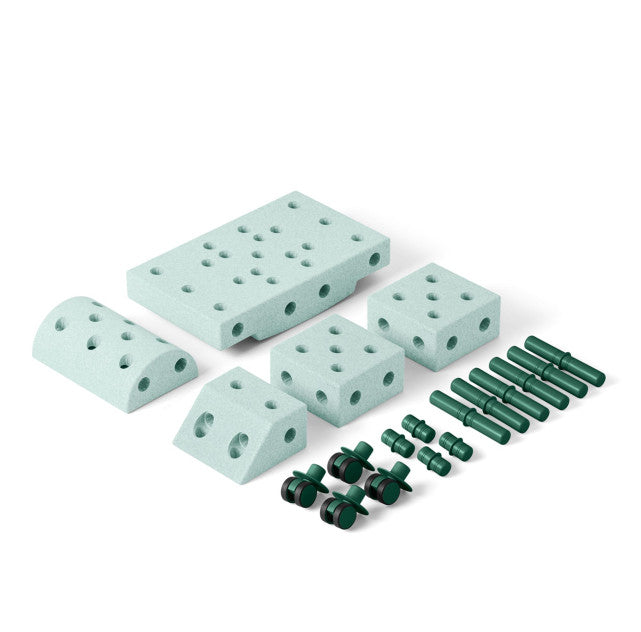explorer set, ocean mint/forest green - MODU