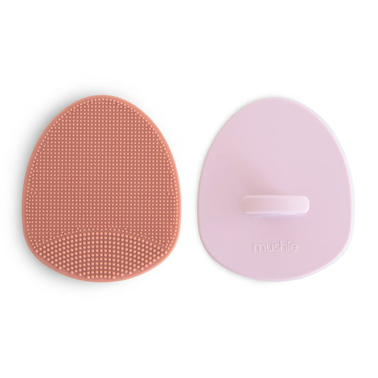 badborstel set, rose/soft lilac - MUSHIE