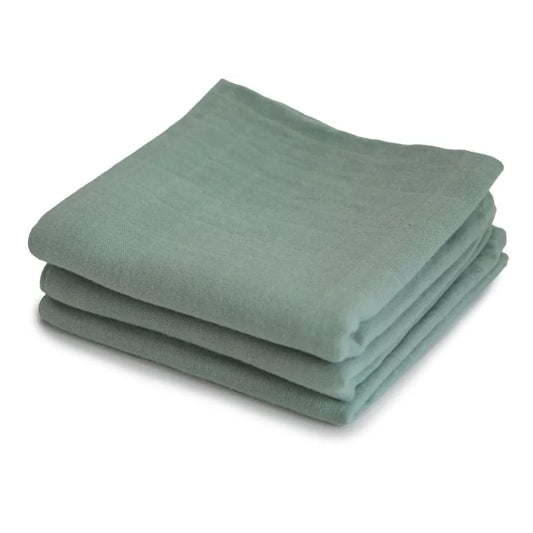 verzorgingsdoek, 3-pack, roman green - MUSHIE