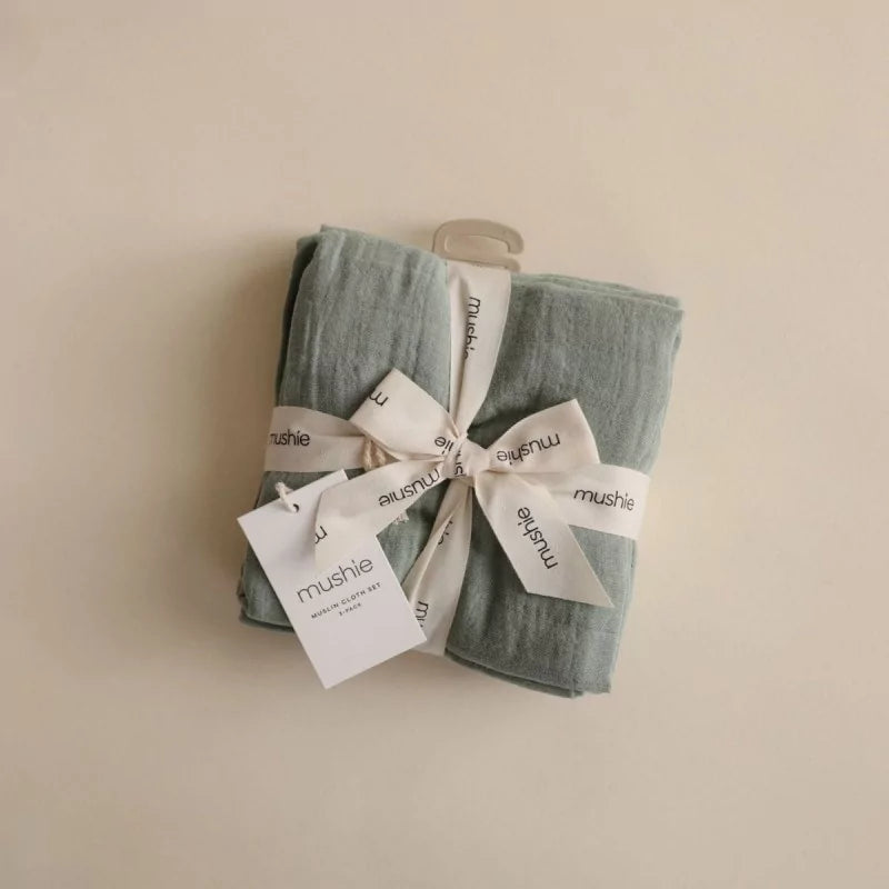 verzorgingsdoek, 3-pack, roman green - MUSHIE