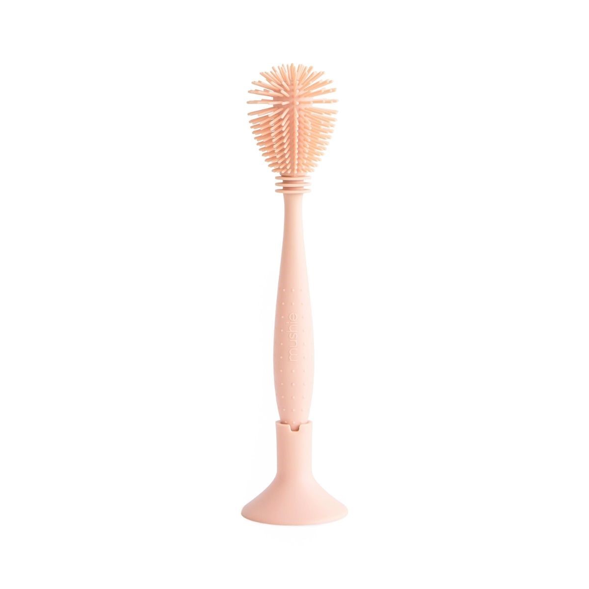 flesborstel silicone, blush – MUSHIE