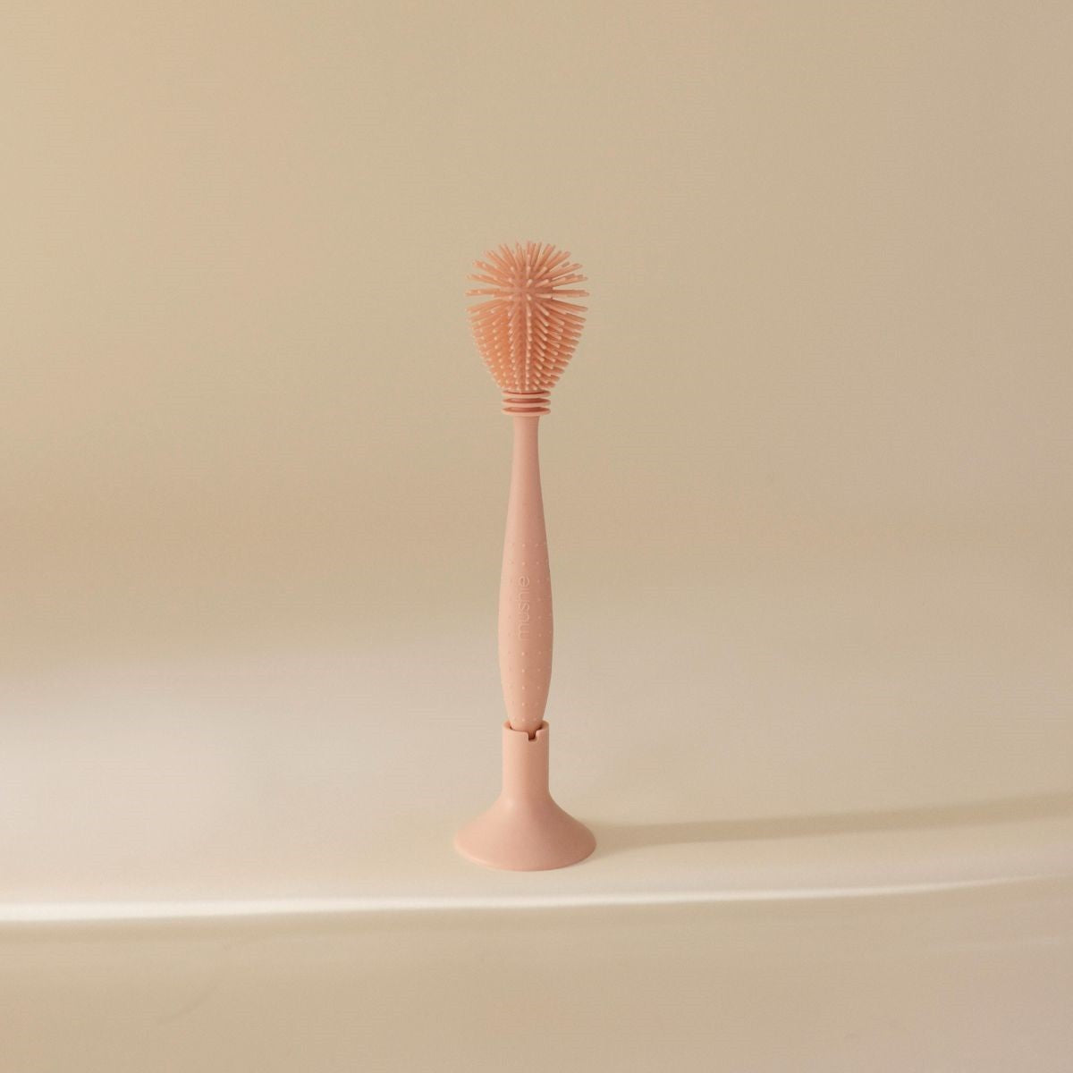 flesborstel silicone, blush – MUSHIE
