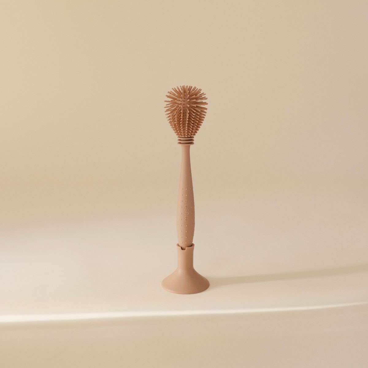 flesborstel silicone, natural – MUSHIE