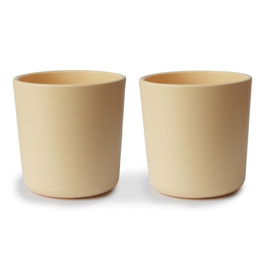 drinkbeker set, pale daffodil - MUSHIE