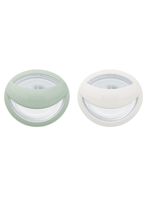 fopspeen mommyfeel 2 pack, mint/offwhite, 0-9 mnd. - NUK