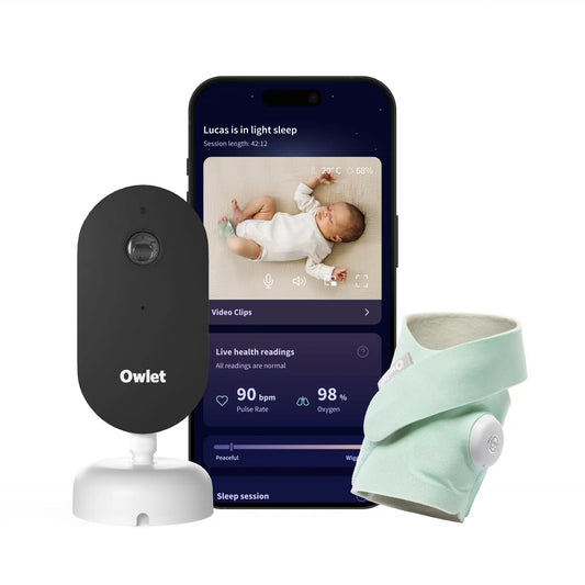 babyfoon dream duo, dream sock + cam dream sight, mint - OWLET