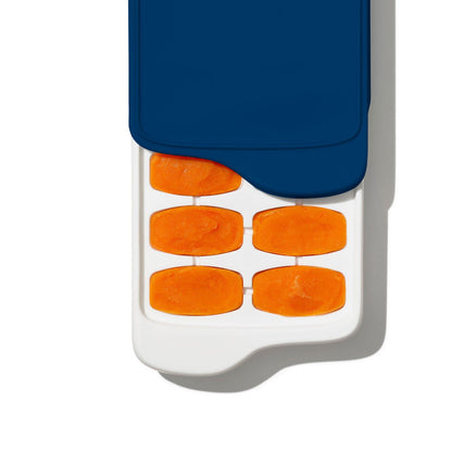 bewaarbakje diepvries, 14x22 ml, navy - OXO TOT