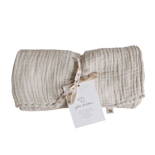 verzorgingsdoek NOOSHI, oatmeal – PETIT STELLOU