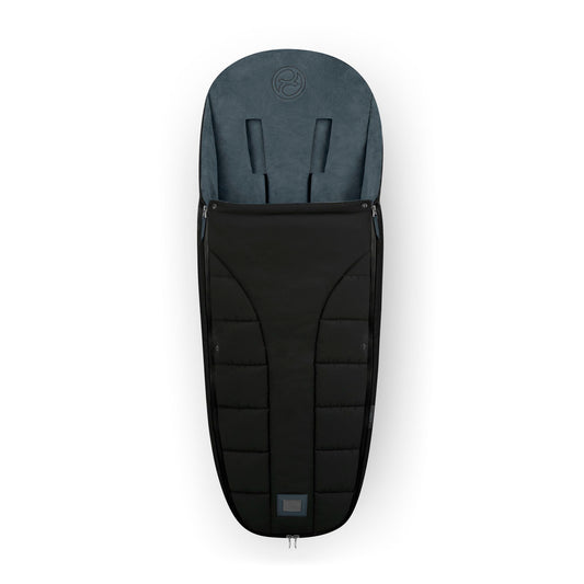 voetenzak platinum, deep black - CYBEX