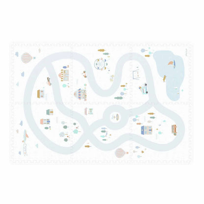 puzzelmat eevaa, village/terrazzo - PLAY & GO