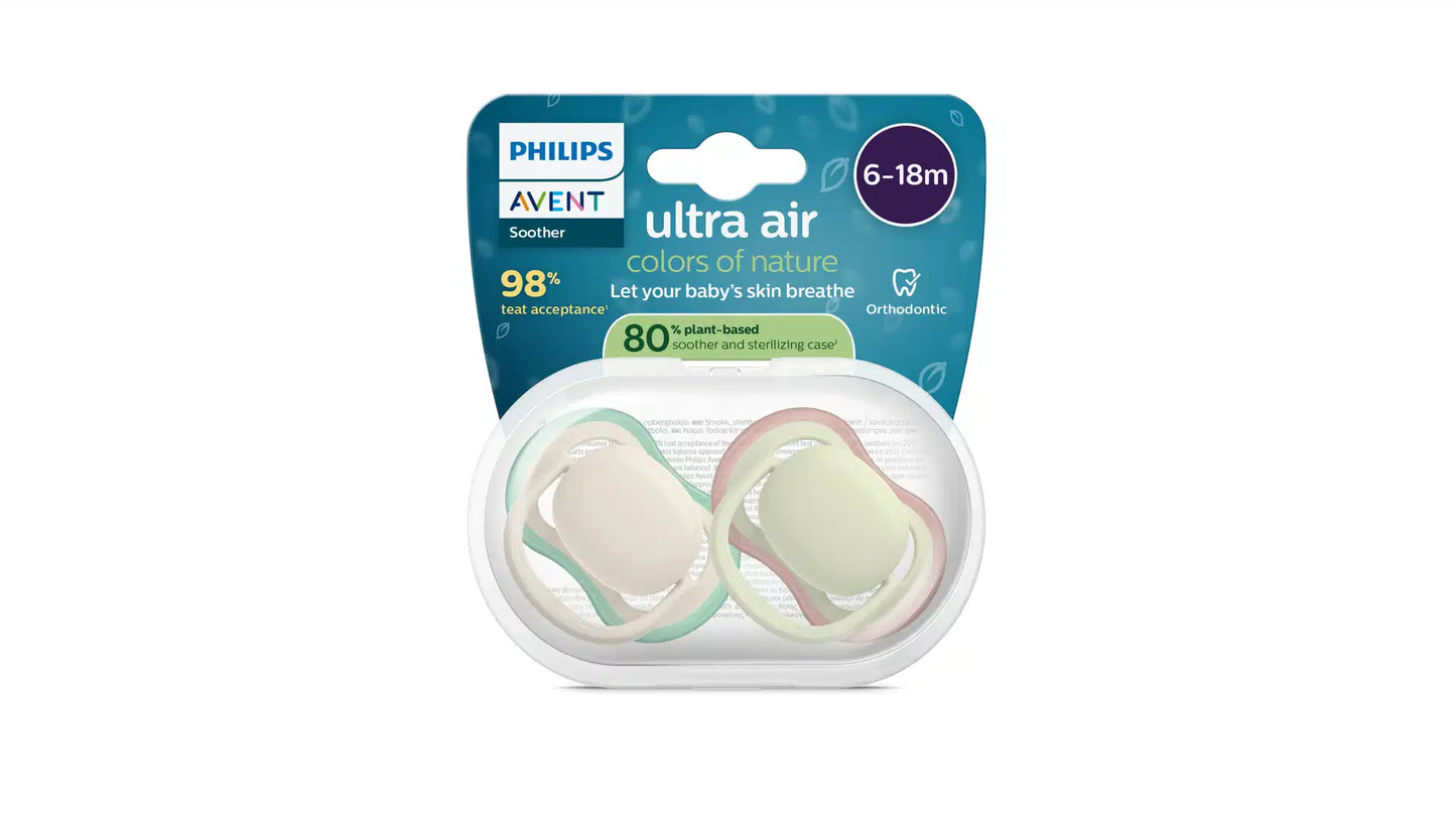 fopspeen air, creme olijf, 6-18 mnd. - AVENT