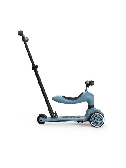 fiets/step highgwaykick 1 push & go, steel - SCOOT & RIDE