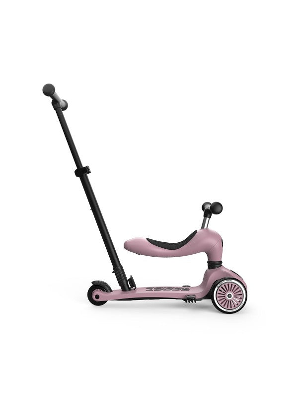 fiets/step highgwaykick 1 push & go, wildberry - SCOOT & RIDE