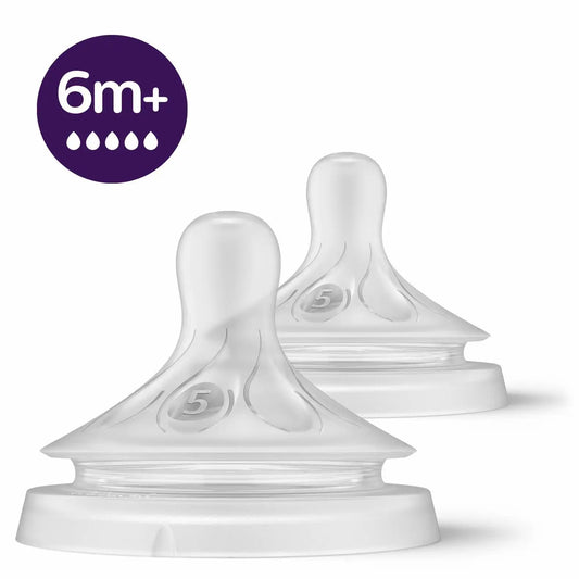 zuigspeen natural 3.0, 6m+ T5, duo - AVENT