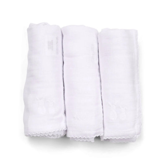 verzorgingsdoeken 3-pack, white - POETREE KIDS
