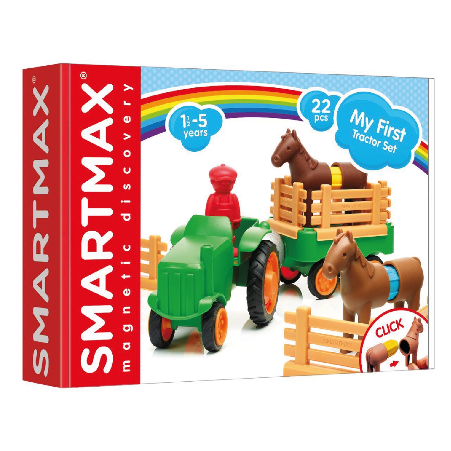 magnetisch speelgoed 'my first', tractor set - SMARTMAX