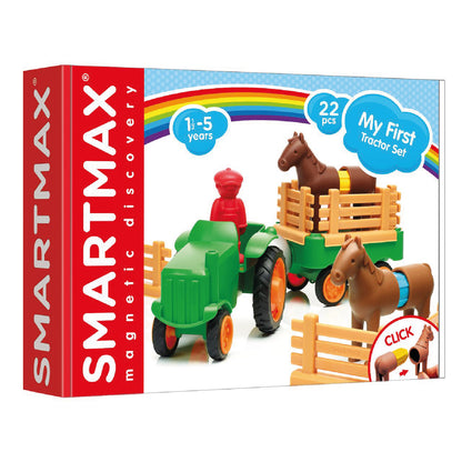 magnetisch speelgoed 'my first', tractor set - SMARTMAX