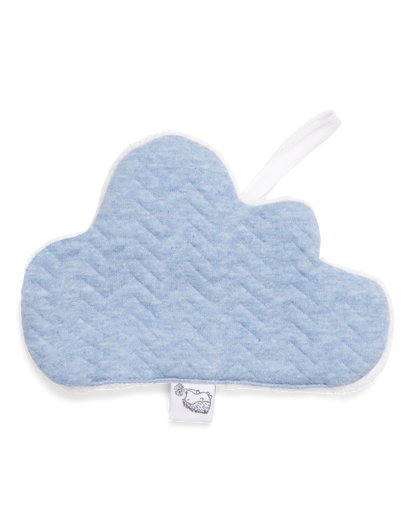 fopspeendoekje cloud, chevron denim blue - POETREE KIDS