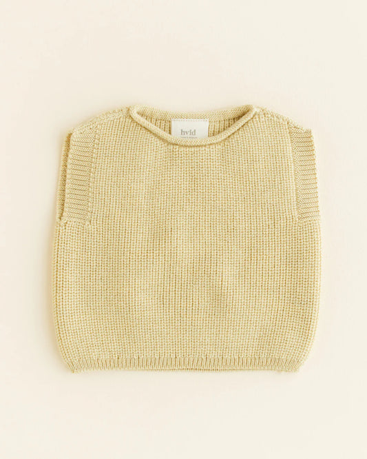 vest harvey, 0-6 mnd., light yellow - HVID