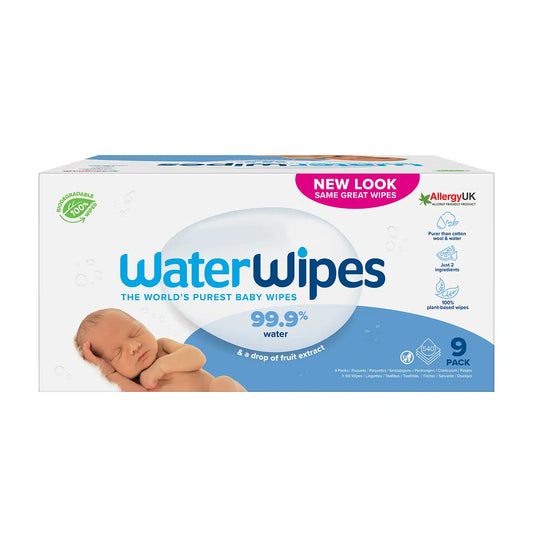 billendoekjes, 9 x 60 stuks - WATERWIPES