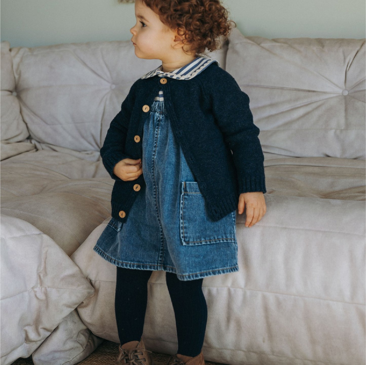 jurkje jeans, indigo - SNUG