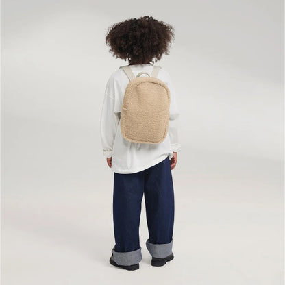rugzak mini teddy, ecru - STUDIO NOOS