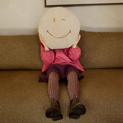 kussen smiley, teddy - ATELIER POMME