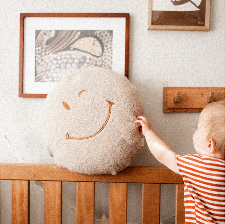 kussen smiley, teddy - ATELIER POMME