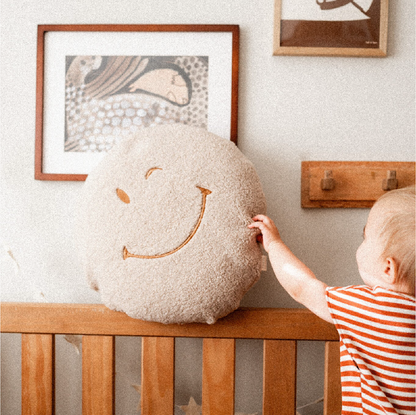 kussen smiley, teddy - ATELIER POMME
