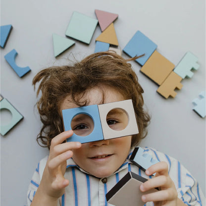 magnetisch speelgoed, 54 foam blocks - MOES