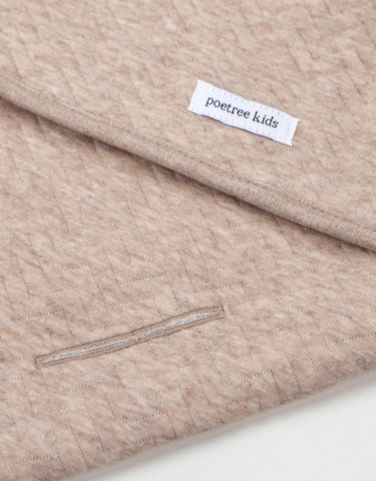 wikkeldeken, chevron light camel - POETREE KIDS