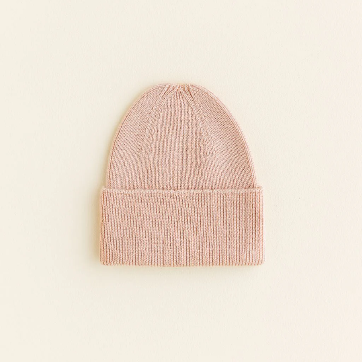 beanie fonzie newborn, apricot - HVID