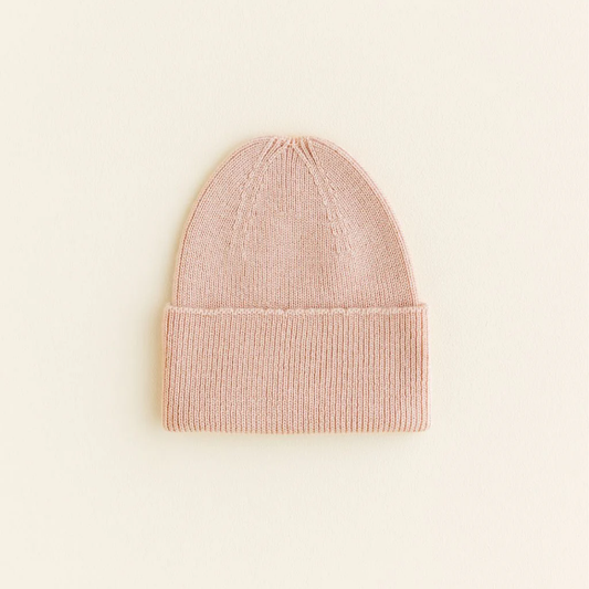 beanie fonzie newborn, apricot - HVID