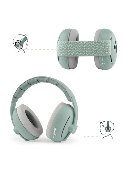 gehoorbeschermer baby & junior, green - ZAZU