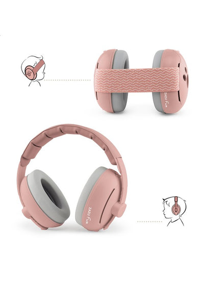 gehoorbeschermer baby & junior, pink - ZAZU
