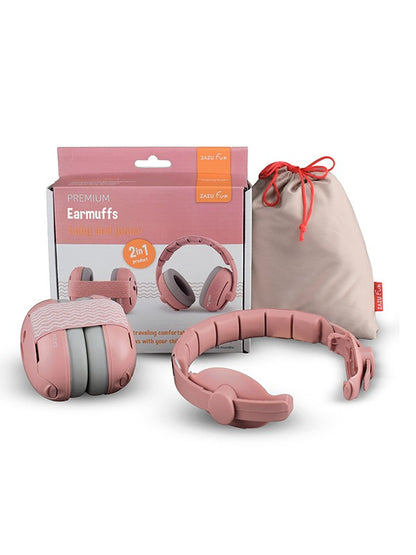gehoorbeschermer baby & junior, pink - ZAZU