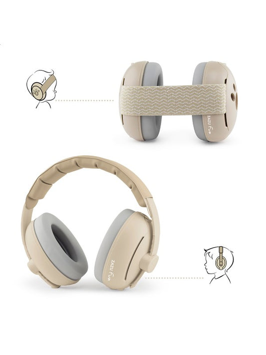 gehoorbeschermer baby & junior, taupe - ZAZU
