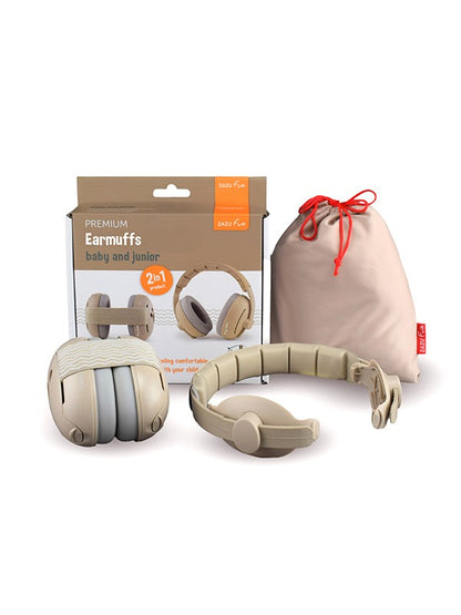gehoorbeschermer baby & junior, taupe - ZAZU